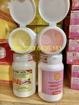 kem kích trắng 3c3 arbutine thái lan 250g