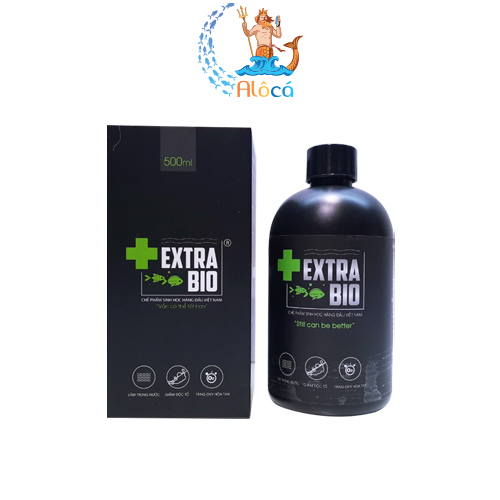 Vi sinh extra bio làm trong nước bể cá cảnh chai 125ml, 250ml, 500ml, 1000ml.