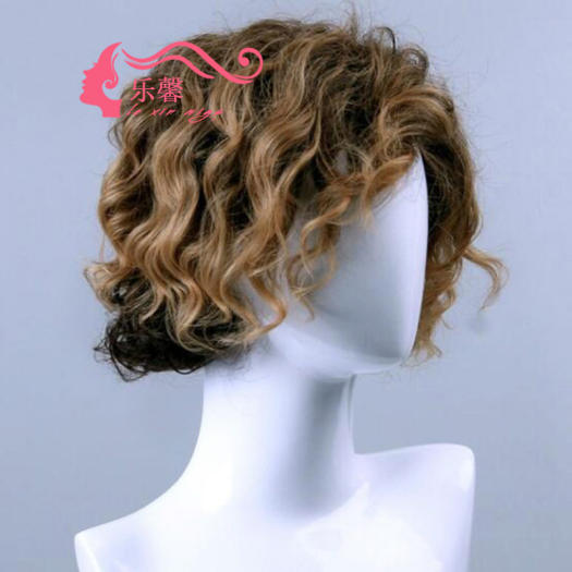 Tóc Giả Châu Âu Và Mỹ Mới, Bộ Tóc Giả Xoăn Ngắn Của Nam