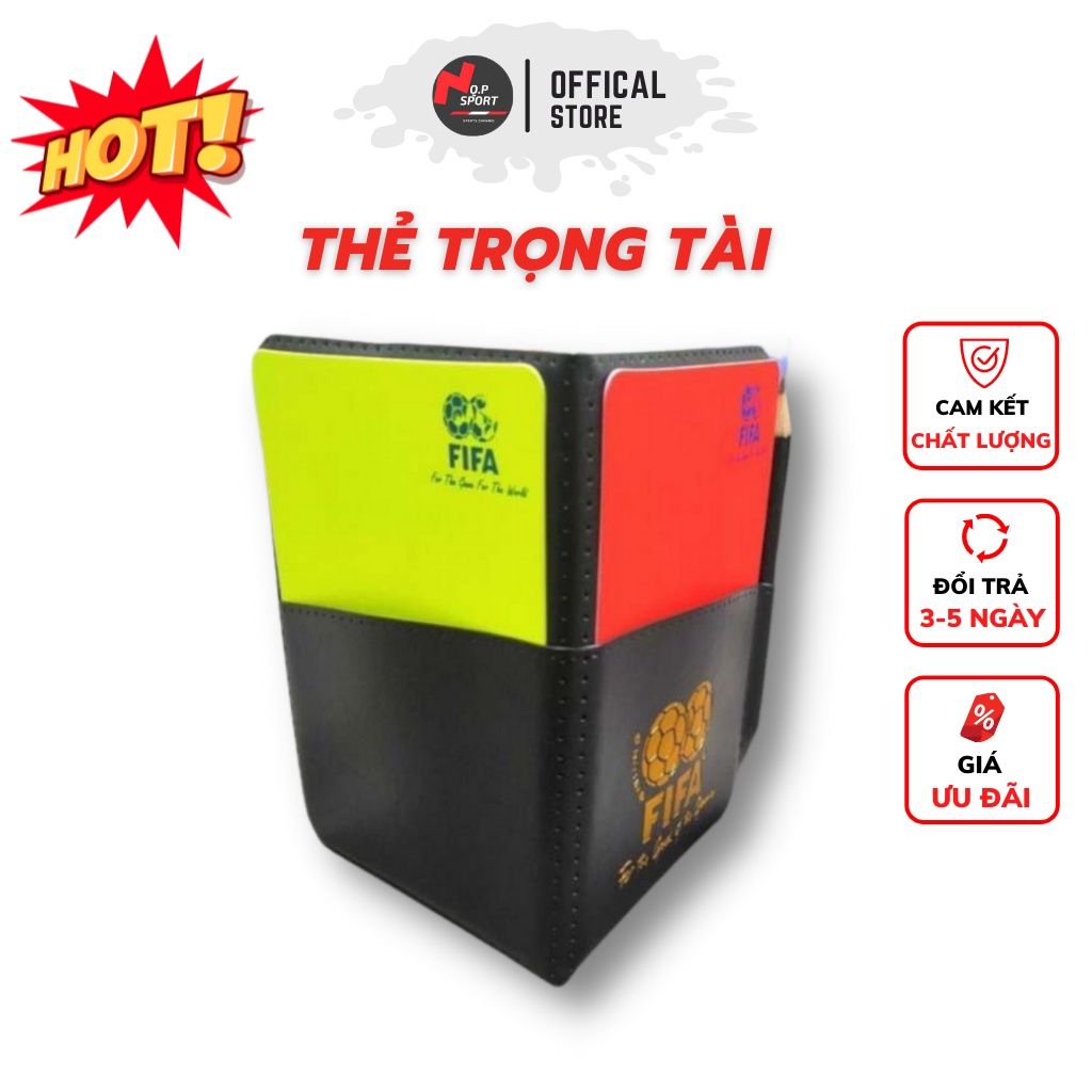 Thẻ Trọng Tài, Thẻ Đỏ, Thẻ Vàng FIFA Cao Cấp