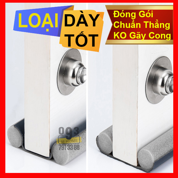 Nẹp Xốp Chặn Khe Cửa Ngăn Gió Thoát Hơi Lạnh Điều Hoà Chặn Cửa 93 cm