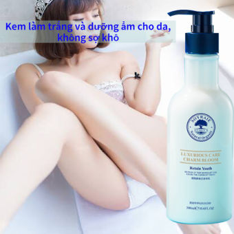 Kem ủ trắng da 300ml toàn thân,kem body trắng da cấp tốc niacinamide,Kem dưỡng ẩm làm trắng da,Kem body siêu trắng,đẩy nhanh quá trình dưỡng trắng,Kem body siêu trắng nhanh,giúp phục hồi và làm săn chắc da vào ban đêm