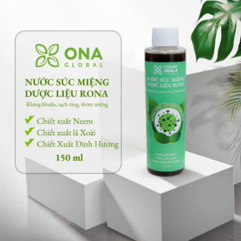 Nước súc miệng dược liệu Rona - Hàng chính hãng- TT365