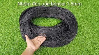 Dây Nhôm Đen Uốn Bonsai, Cây Cảnh 1,5mm.