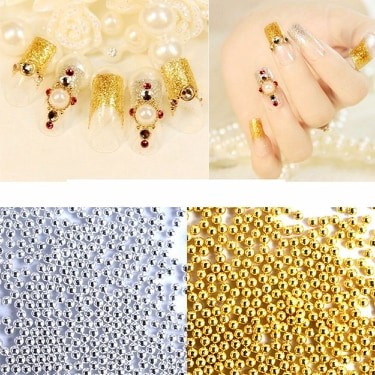 Hạt tròn trang trí móng 4 kích cỡ.