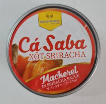 CÁ SABA XỐT SRIRACHA [VN] SEASPIMEX Mackerel in Sriracha Sauce (btn-hk)