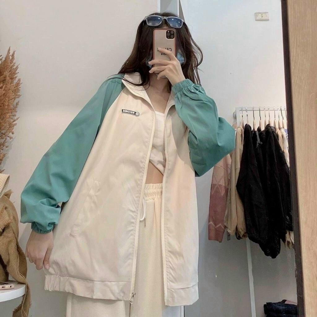 Áo Khoác Dù Bomber Nam Nữ Phối Sét Khóa Thiết Kế Thời Trang Dễ Thương, Vải Dù 2 Lớp Cao Cấp Mẫu Hot Trend