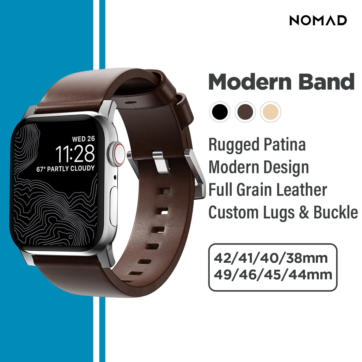 Nomad Titanium Apple Watch Band: Lightweight, Durable 