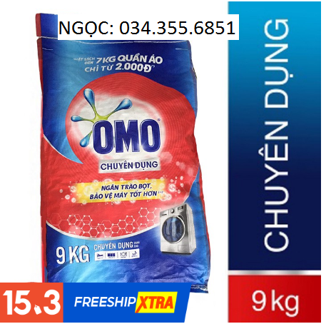 Bột giặt Omo 9kg Siêu Tiết Kiệm