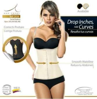 Gen nịt bụng Ann Chery 2028 gile - Đai nịt bung Ann Chery 2028 gile màu da 3 nấc cài  - Latex Ann Chery