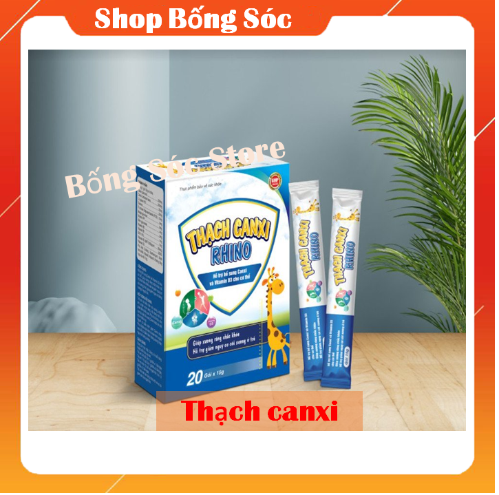 Combo 10 hộp. canxi tăng chiều cao vitamin d3k2mk7 dạng thạch canxi rhino, tăng sức đề kháng giúp bé phát triển chiều cao tuyệt đối ,hỗ trợ giảm nguy cơ còi xương, giúp xương răng chắc khỏe-hộp 20 gói