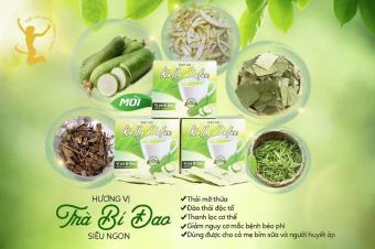 TRÀ BÍ ĐAO giảm cân KELLY DETOX (hàng chính hãng công ty )