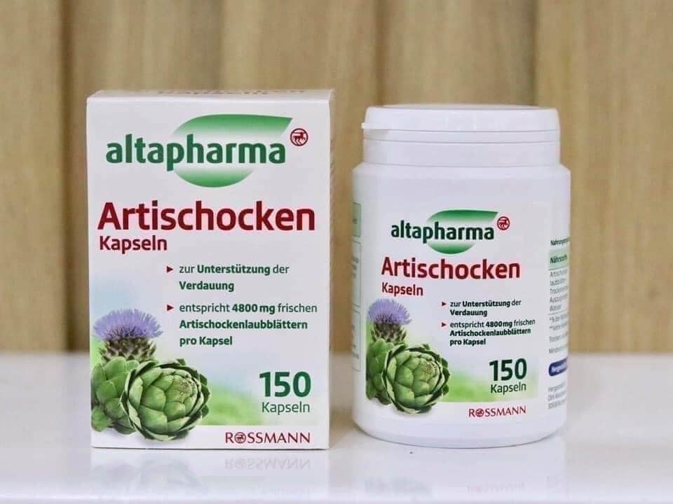 VIÊN UỐNG MÁT GAN, NHUẬN MẬT ALTAPHARMA ARTISCHOCKEN