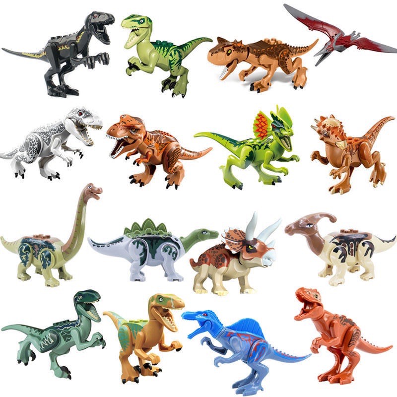Lắp Ráp Mô Hình Minifigures Khủng Long lắp ráp - Công viên kỷ Jura Khủng long lắp ráp