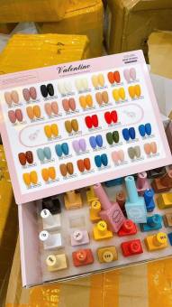 Sét Sơn Gel Valentino 36 Màu  - Tặng Kèm bảng màu