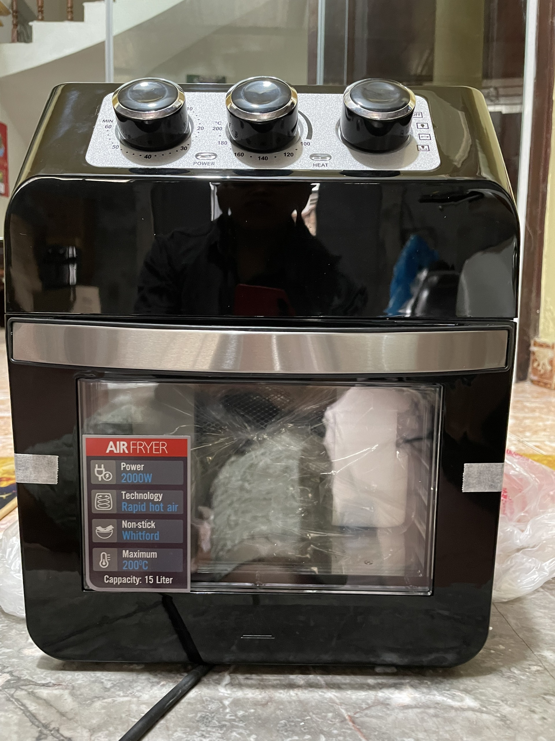 nồi chiên không dầu q16, nồi chiên không dầu sharp q16 15 lít, nồi chiên sharp q16 cơ