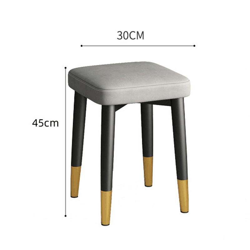 Ghế đôn bàn trang điểm đệm bọc vải sợi nano ghế đẩu cafe chân cao khung sắt chịu lực tốt Sunny98 shop