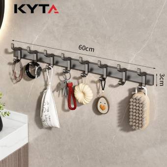 Móc Treo Quần Áo KYTA , Móc treo quần áo dán tường tặng kèm keo dán, Nhuabaohung