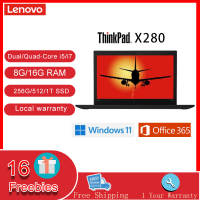 Lenovo ThinkPad X280 laptop Intel Quad-Core i5/i7 8G/16G DDR4 RAM 256G/512G/1T SSD Built In Camera/WEBCAM Business Ms office windows 11 PRO  Ultra-thin 12.5 inch Screen Online class/learning WIFI Bluetooth Business notebook computer