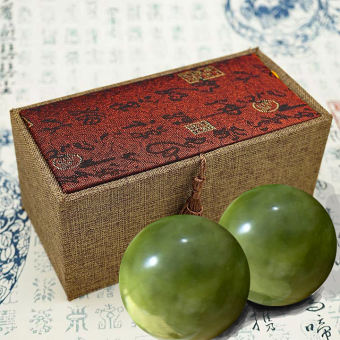 Bộ 2 viên bi đá dùng tập tay lăn tay mát xa tay