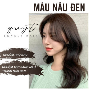 THUỐC NHUỘM NÂU ĐEN+TẶNG OXY - PHỦ BẠC CAO