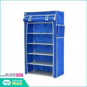 Tủ giày, Kệ giày dép - Tủ Vải Đựng Giày Dép 7 Tầng 6 Ngăn-Tủ Vải Đựng Giày Dép 6 Ngăn-Kệ Để Giày Dép 7 Tầng 6 Ngăn Bọc Vải Cao Cấp Siêu Tiện Dụng