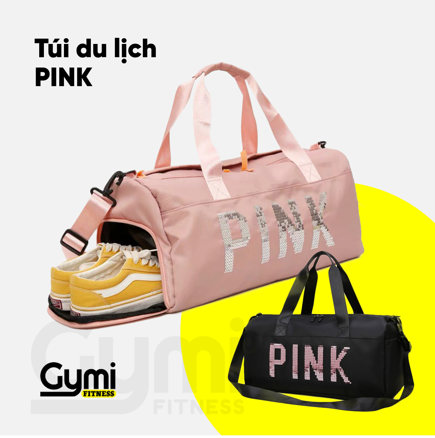 Túi Du Lịch Đa Năng, Túi Trống Thể Thao Có Ngăn Để Giày