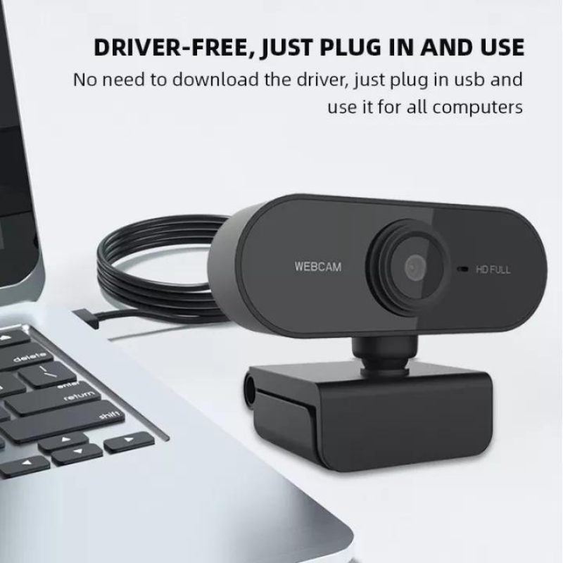 (Ready Stock) USB Webcam with MIC - HD 1080P Plug & Play Autofocus Web Camera Computer PC Laptop Video Meeting Zoom