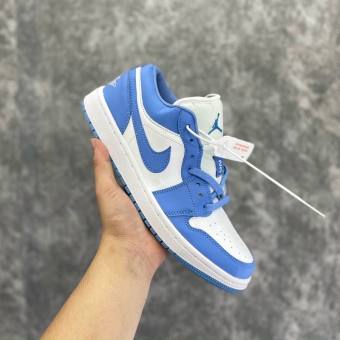 Giày Nike Jordan Cổ Thấp Xanh Bản Trung full sz Nam Nữ