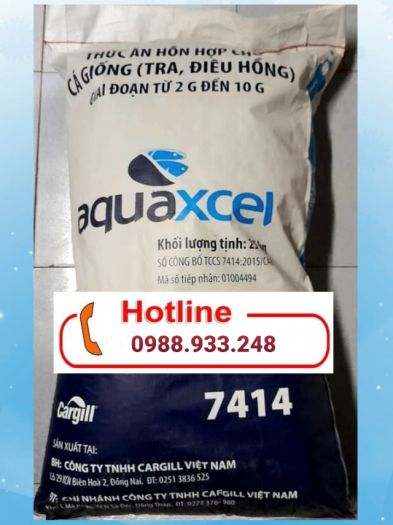 Cám Cargill 7414 đạm cao 40% chuẩn nuôi cá giống, cá Cảnh hoặc làm Mồi câu Rô, Chép/1Kg