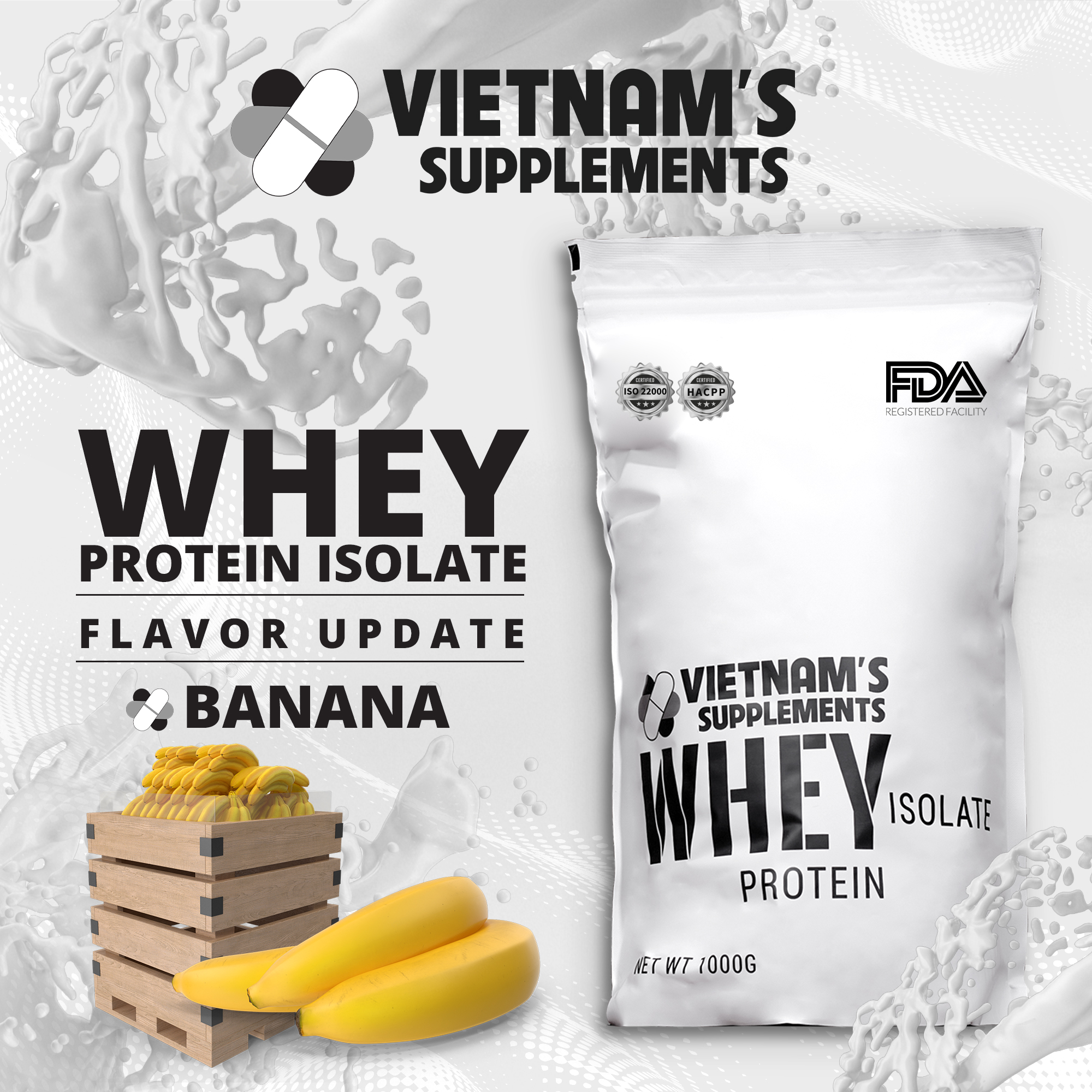 Whey Protein Isolate - Bổ sung protein