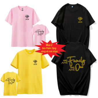 áo Jack logo mới, áo thun Jack We are Family