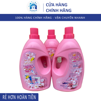 Nước Xả Vải Đậm Đặc, Hương Dony, Công Nghệ Hạt Siêu Lưu Hương, 1 Lần Xả Đậm Đặc, Can 1.8L