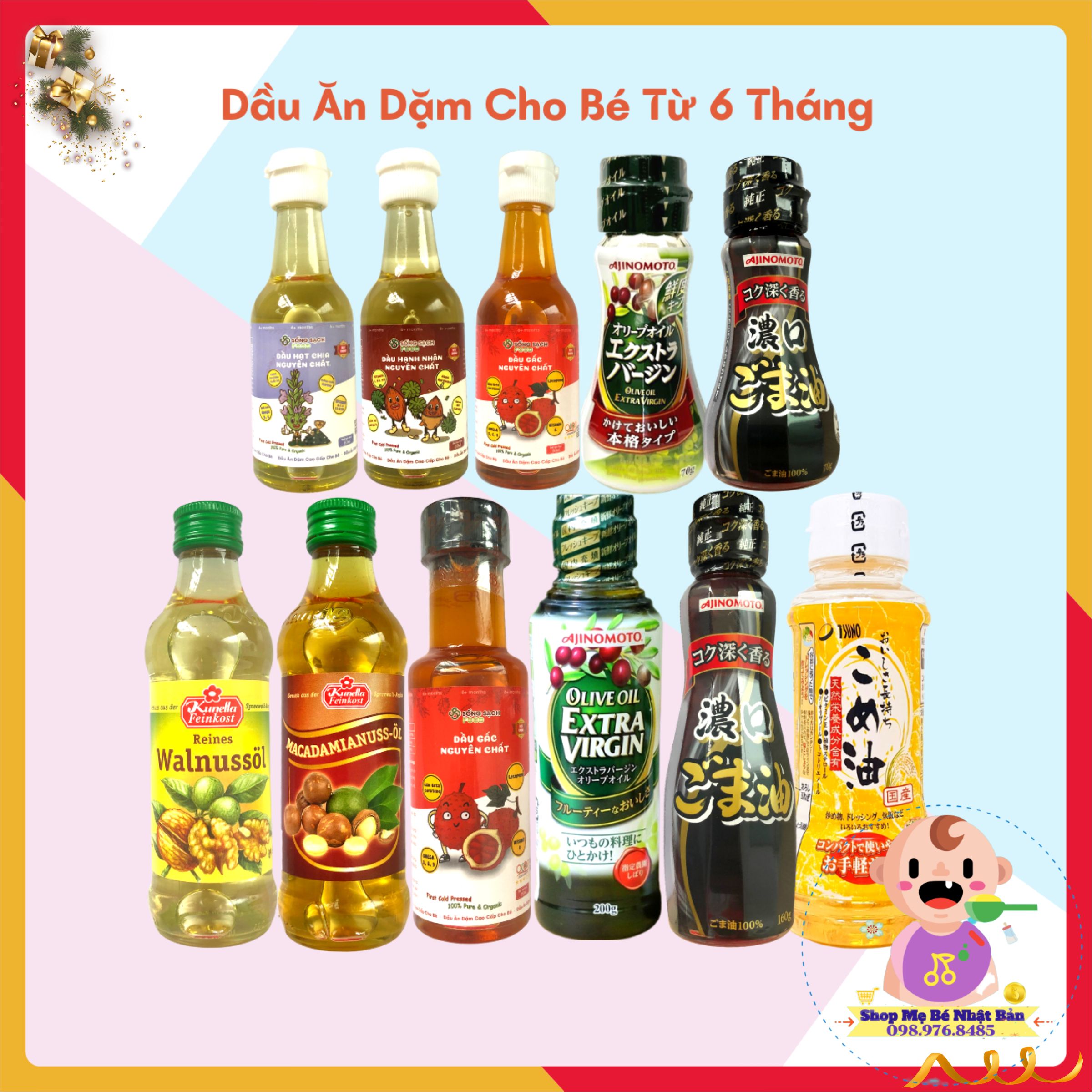 Dầu Ăn Dặm Nhật Bản Cho Bé Từ 6 Tháng Tuổi
