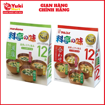 Súp Miso ăn liền Marukome 12 gói