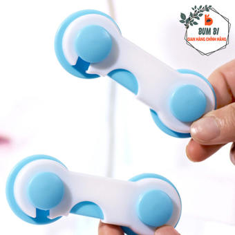 Khoá cài tủ lạnh an toàn cho bé chống va đập cửa sập, Đồ gài tủ lạnh nhỏ gọn an toàn khi sử dụng