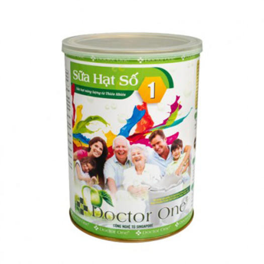 Sữa hạt số 1 Doctor One dinh dưỡng dành cho người lớn, người già, mẹ bầu, hàng chính hãng Thiên Nhiên Việt, hộp 500gram