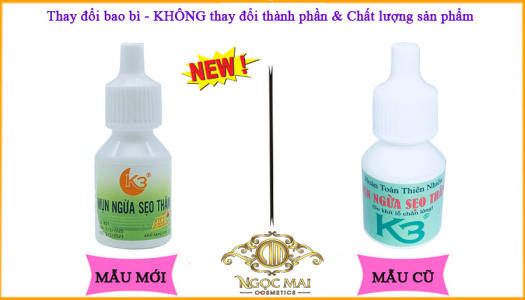 Kem chấm mụn siêu tốc Ngừa sẹo thâm Se khít lỗ chân lông K3 (12g)