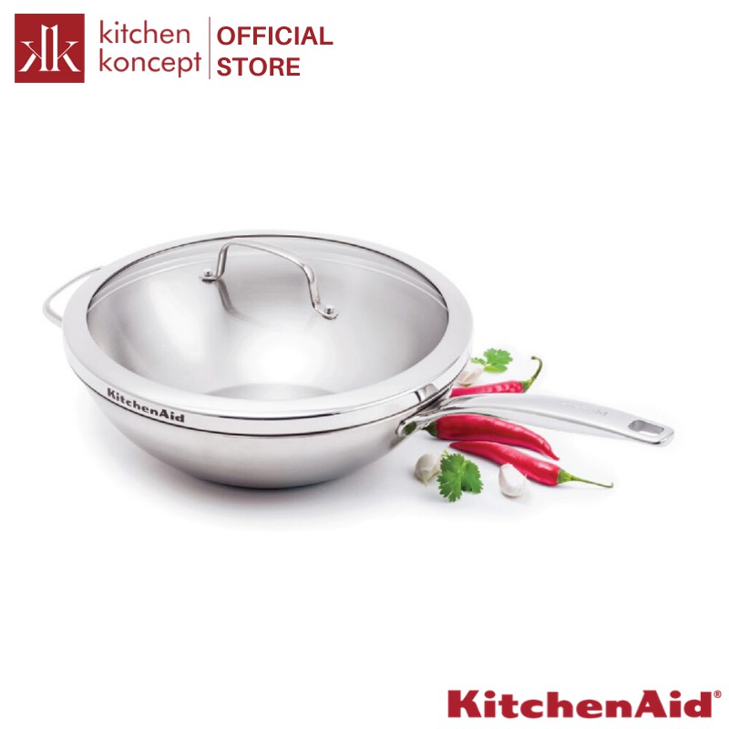 Kitchenaid - chảo wok - 30cm