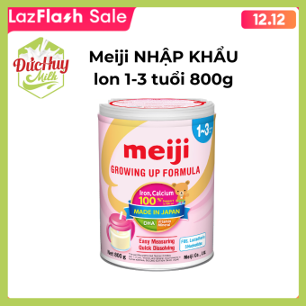 Sữa bột Meiji NHẬP KHẨU lon 800g LOẠI 1-3 tuổi GROWING UP FORMULA 800g [Hàng Cty Nhập Khẩu]