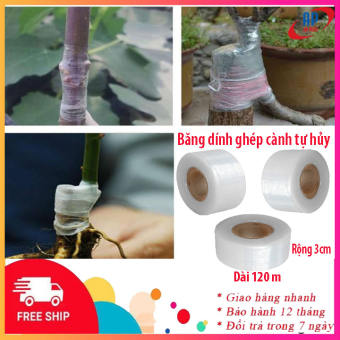 Băng ghép cây chuyên dụng tự dính bảo vệ mối ghép và chống thấm nước, băng dính ghép cây tự hủy giá rẻ, băng quấn ghép cây, băng keo ghép cây nilon, băng keo dùng để chiết ghép cành, ghép cây