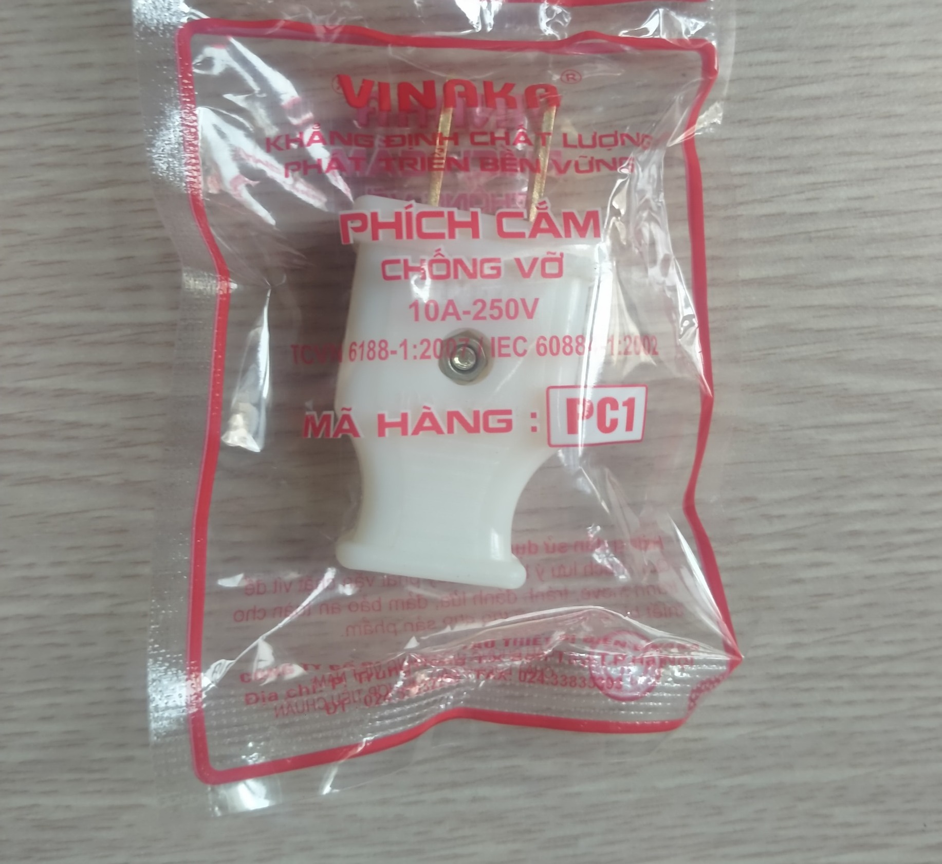 Phích Cắm 10A 2000w 3000w Plug Phích Cắm Chân Dẹt Phích Cắm Âm