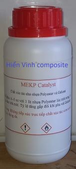 Chất xúc tác làm  đóng rắn keo composite (nhựa polyester) Butanox - 200 gram (= 200 ml = 1 đủ pha hơn 40 kg keo)