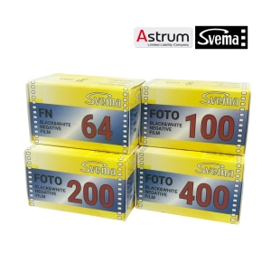 สินค้า Svema FN 64 / 100 / 200 / 400 ฟิล์มขาวดำ 135-36 Black & White Film Camera สำหรับ กล้องถ่ายรูป ISO 64 100 200 400  36 exp ฟิลม์ถ่ายรูป Astrum Svema - ของใหม่ New Fresh Stock