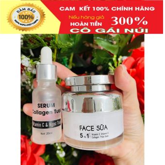 SERUM và kem FACE CÔ GÁI NÚI (Hộp Kem mẫu mới)