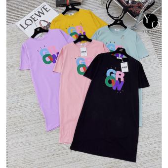 Đầm bigsize dáng suông thun thái form rộng dưới 70kg YOHOMI D14929