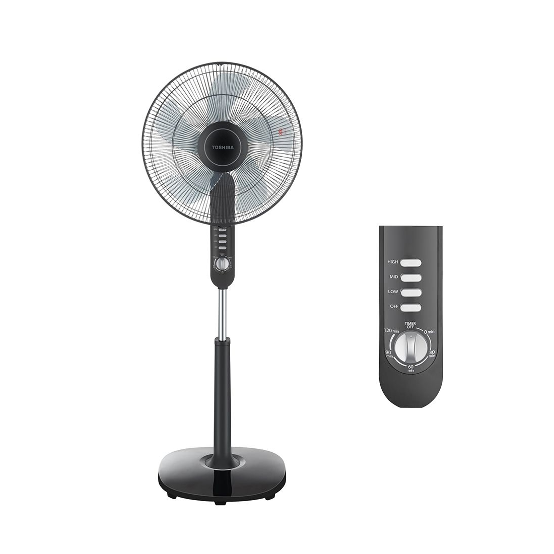 Quạt đứng toshiba f- lsa10vn - đen