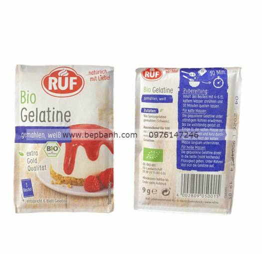 Gelatin Hữu Cơ RUF - ĐỨC - ORGANIC