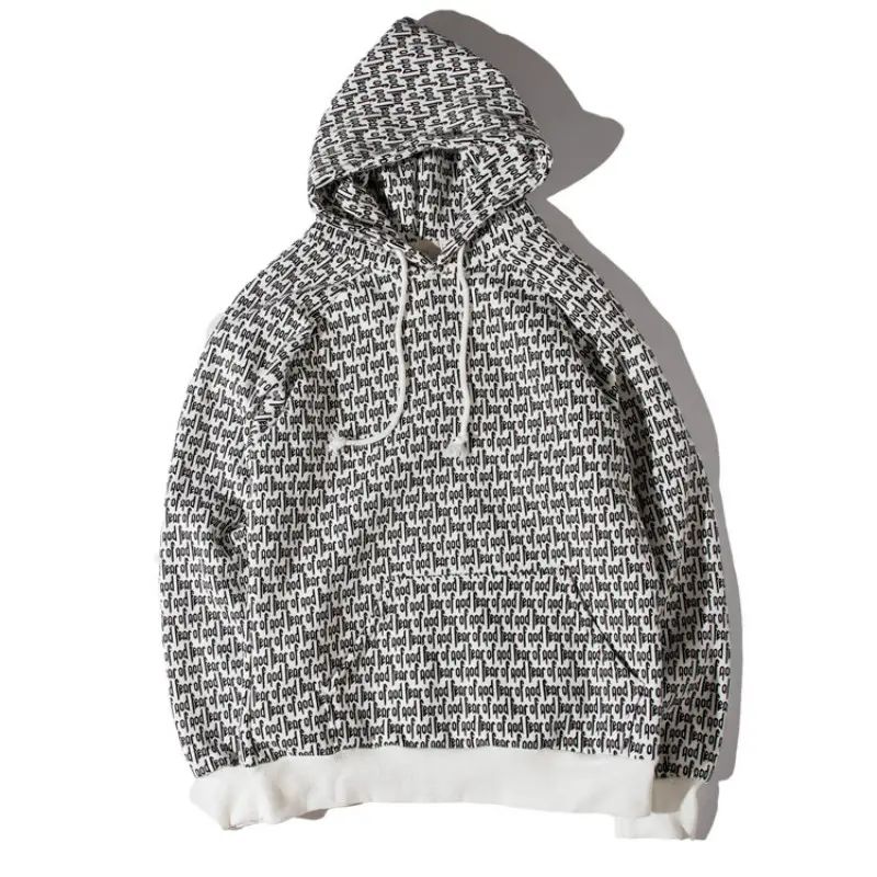 fog all over print hoodie
