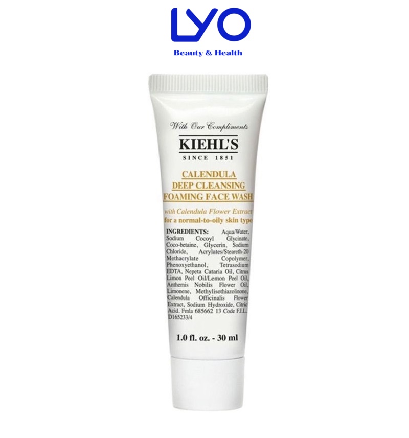 Sữa rửa mặt Kiehl's hoa cúc mini 30ml - Lyo Shop